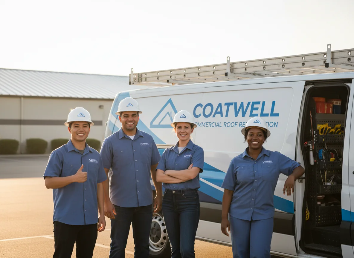 Commercial roof coating company in Southfields, NY